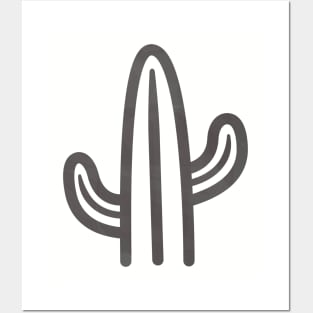 Cool Cactus Print T-Shirt Posters and Art